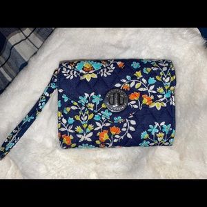 vera Bradley floral wristlet